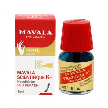Mavala Scientifique K+ Nagelhärter für brüchige weiche Nägel geeignet.