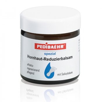 Pedibaehr Hornhaut-Reduzierbalsam mit Salicylsäure, Füße und Hände.