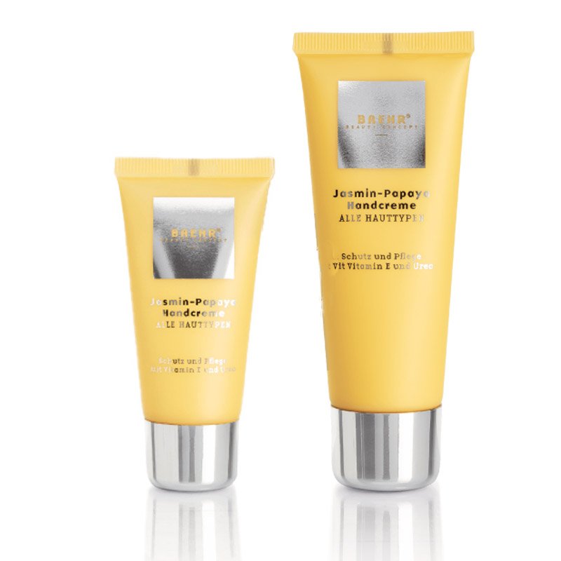 Baehr Beauty Concept Handcreme Jasmin-Papaya für trockene raue Hände.