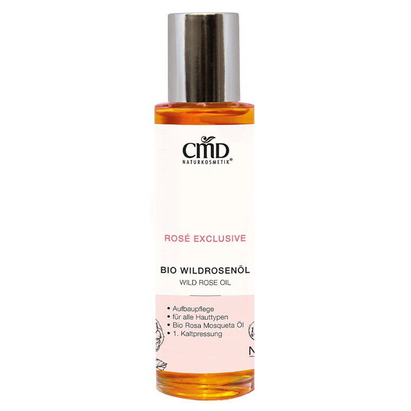 CMD Rose Exclusive Bio Wildrosenöl. Vegan. Für Gesicht und Körper.