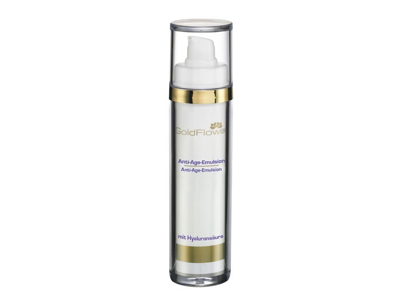 Anti Age Emulsion Goldflower mit Hyaluronsäure